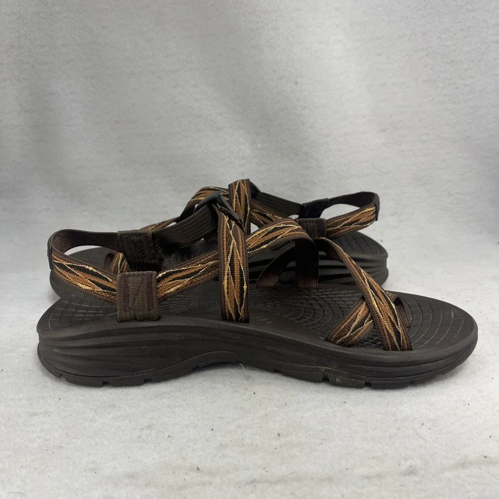 Chaco ZVOLV 2 Sport Water Hiking Sandals Men's Size 11 Gobi Coffee Brown